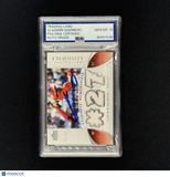 2006 UpperDeck Exquisite #EM-VG2 21/45 Vladimir Guerrero Signed Card Auto 10 PSA