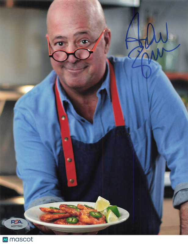 Andrew Zimmern Signed 8x10 Photo PSA Autographed