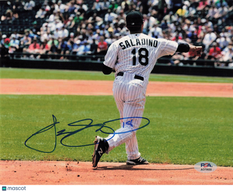 Tyler Saladino Chicago White Sox Signed 8x10 Photo PSA
