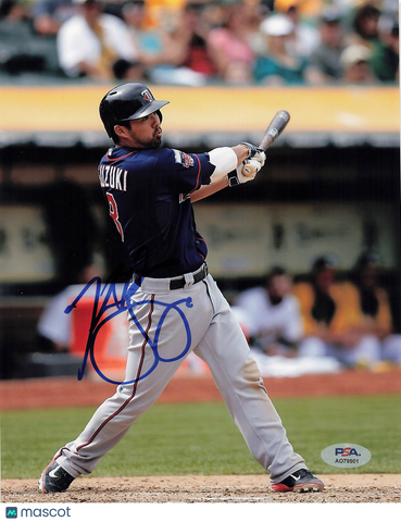 Kurt Suzuki Minnesota Twins Signed 8x10 Photo PSA