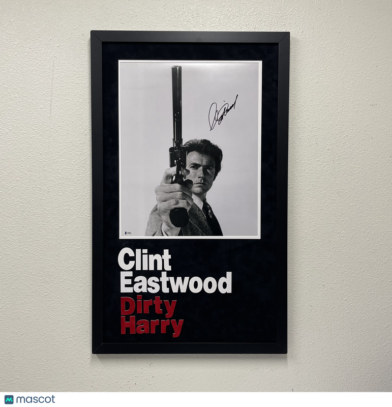 Clint Eastwood signed Dirty Harry Framed Photo BAS Autographed