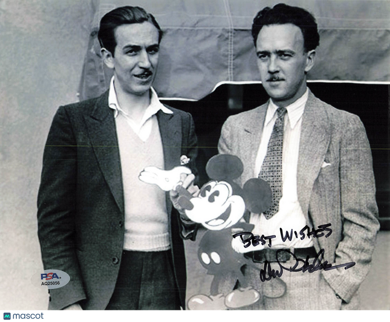 Don Iwerks Signed 8x10 Photo PSA Autographed