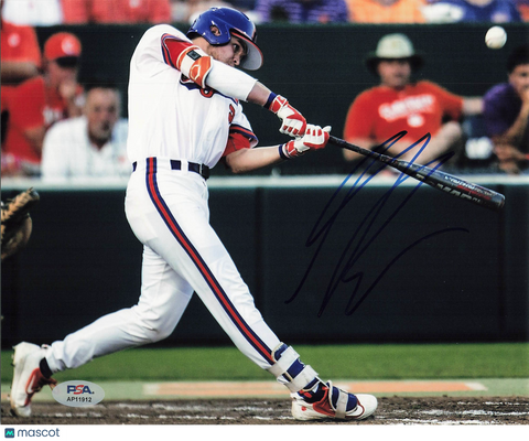 Seth Beer Clemson Tigers Signed 8x10 Photo PSA