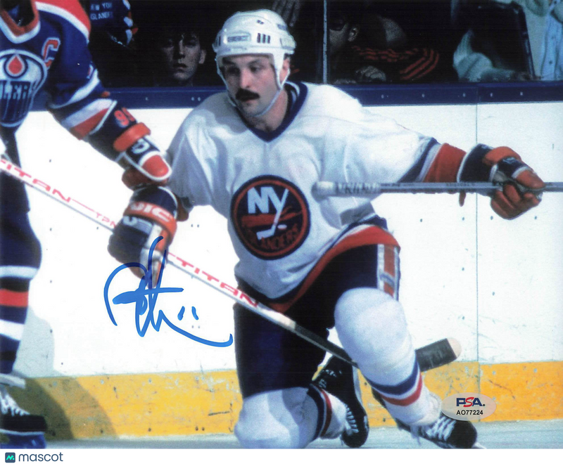 Bryan Trottier Signed 8x10 Photo PSA New York Islanders
