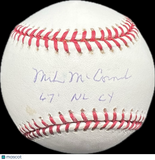 Mike McCormick San Francisco Giants Signed Baseball MLB PSA