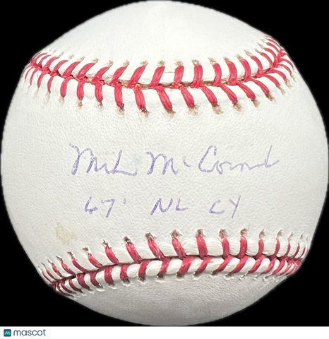 Mike McCormick San Francisco Giants Signed Baseball MLB PSA