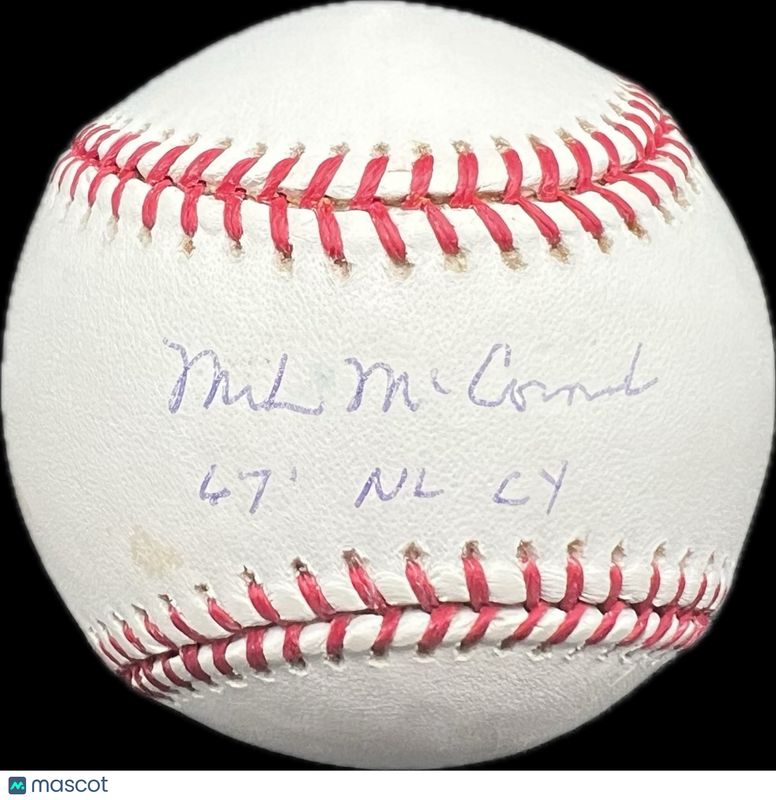 Mike McCormick San Francisco Giants Signed Baseball MLB PSA