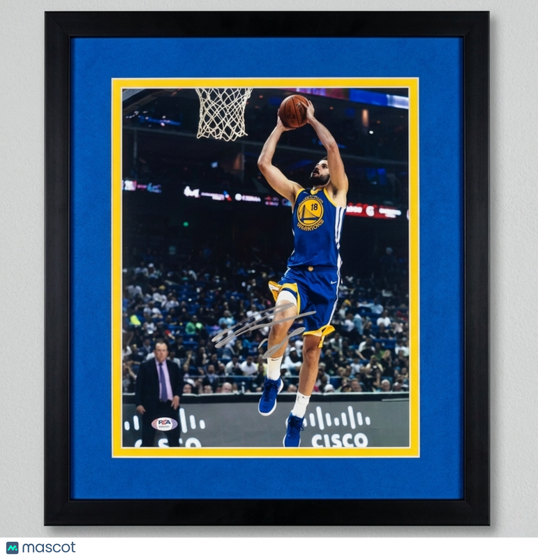 Omri Casspi Golden State Warriors Signed 11x14 Custom Framed Photo PSA