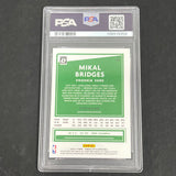 2020 Panini Donruss Optic #54 Mikal Bridges signed card PSA 10 Auto A