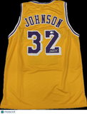 Magic Johnson Signed Jersey BAS Los Angeles Lakers Autographed