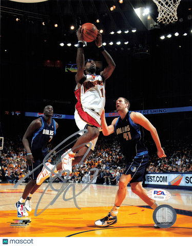 Stephen Jackson Golden State Warriors Signed Basketball 8x10 Photo PSA