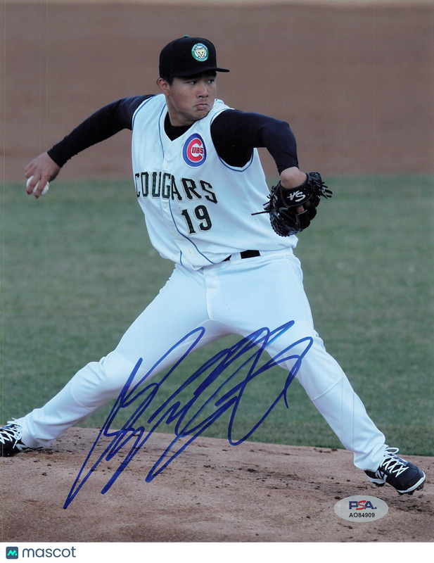 Jen‑Ho Tseng Kane County Cougars Signed 8x10 Photo PSA
