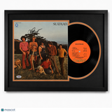 Peter Rowan of Seatrain Signed Seatrain Custom Framed Vinyl Album PSA