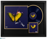 Adam Levine Signed Maroon 5 Love Is Like Custom Framed Vinyl Album PSA