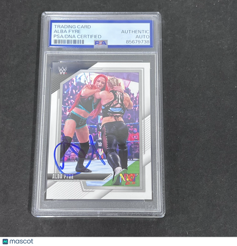 2022 Alba Fyre Panini NXT 2.0#4 Signed Card PSA Auto Auth Autographed