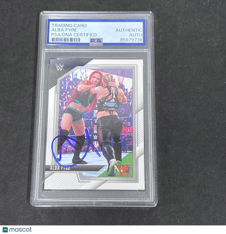 2022 Alba Fyre Panini NXT 2.0#4 Signed Card PSA Auto Auth Autographed