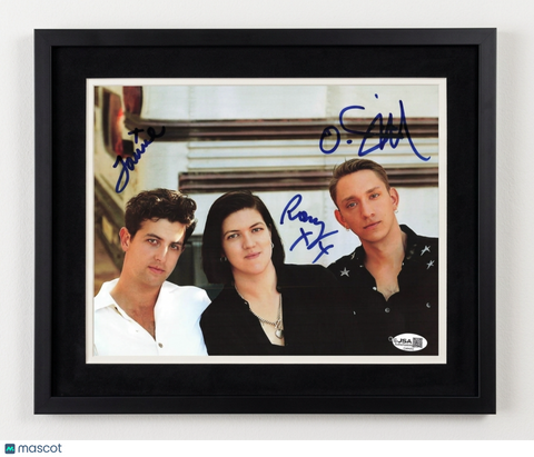 Jamie Smith, Romy Madley, Croft Oliver Sim Signed 8x10 Framed Photo The xx JSA
