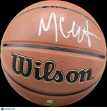 Max Christie Signed Basketball PSA Mavericks