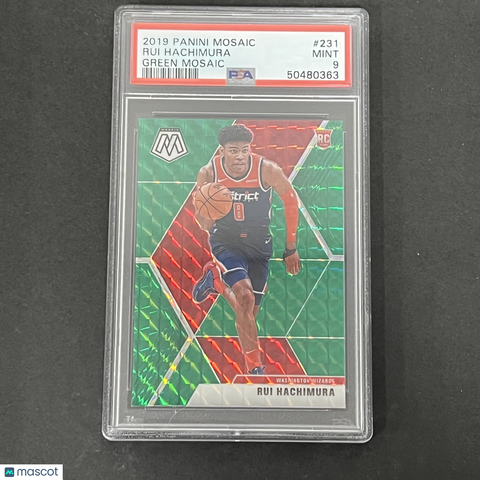 2019 Panini Mosaic #231 Rui Hachimura PSA 9