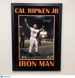 Cal Ripken Jr. Signed Custom Framed 16x20 Photo Fanatics Authentic