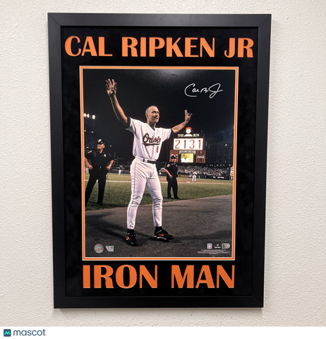 Cal Ripken Jr. Signed Custom Framed 16x20 Photo Fanatics Authentic