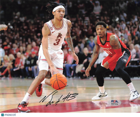 Nick Smith Jr. Signed 8x10 PSA Arkansas Razorbacks