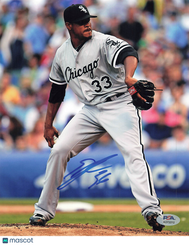 Edwin Jackson Chicago White Sox Signed 8x10 Photo PSA