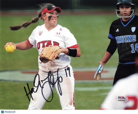 Hannah Flippen Utah Utes Signed 8x10 Photo PSA