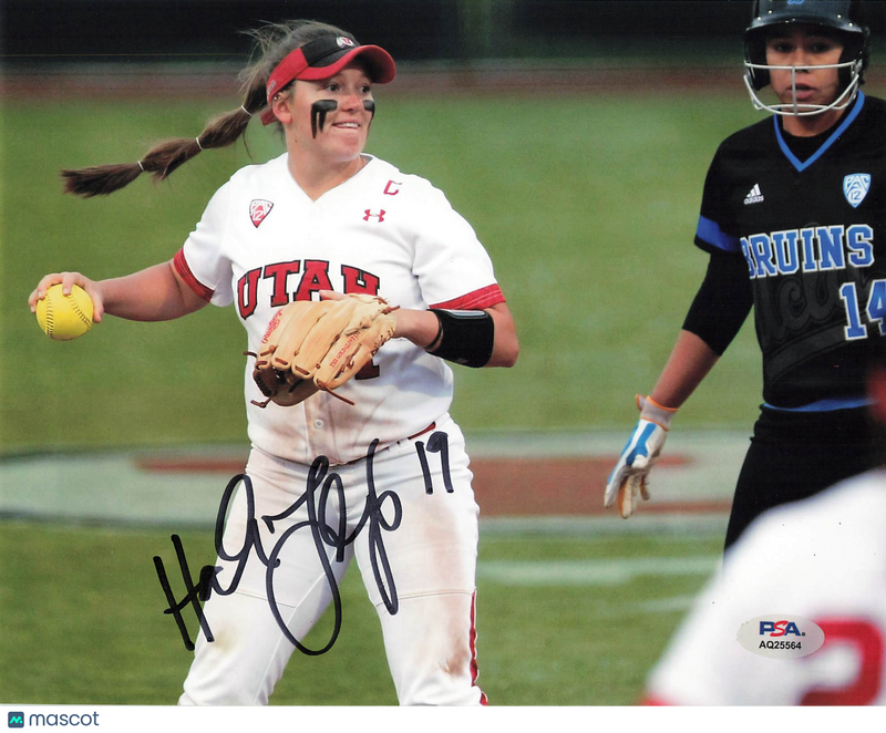 Hannah Flippen Utah Utes Signed 8x10 Photo PSA