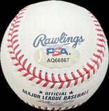 Lee Smith Signed MLB Baseball PSA Autographed