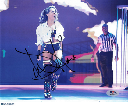 Dakota Kai Signed Wrestling 8x10 Photo PSA Autographed