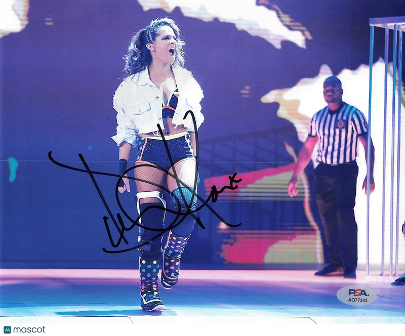 Dakota Kai Signed Wrestling 8x10 Photo PSA Autographed