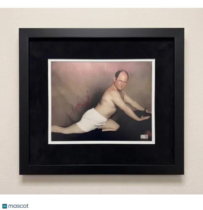 Jason Alexander Signed 11x14 Custom Frame Seinfeld Photo TRISTAR Autographed