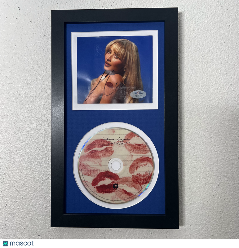 Sabrina Carpenter Signed CD Cover Framed PSA/DNA Autographed Short n’ Sweet
