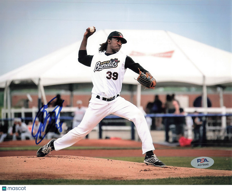 Akeem Bostick Quad Cities River Bandits Signed 8x10 Photo PSA