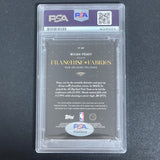 2025-26 Topps Basketball Franchise Fabrics #FF-MP Micah Peavy Signed Card PSA
