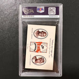 1991 Nike Trading Card Spike Lee #6 Signed Card Auto PSA Slabbed