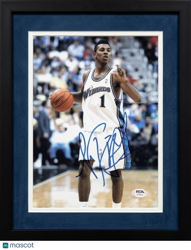 Nick Young Washington Wizards Signed Basketball 8x10 Custom Framed Photo PSA