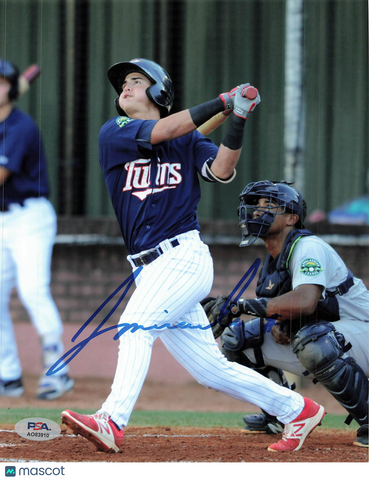 Jose Miranda Minnesota Twins Signed 8x10 Photo PSA