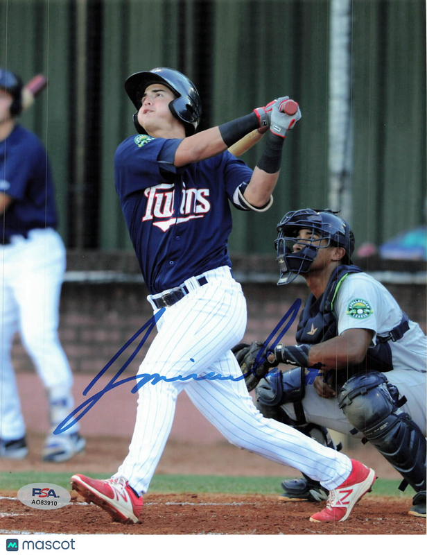 Jose Miranda Minnesota Twins Signed 8x10 Photo PSA