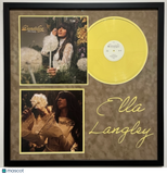 Ella Langley Signed Vinyl Custom Framed 28x28" PSA Autographed Dandelion