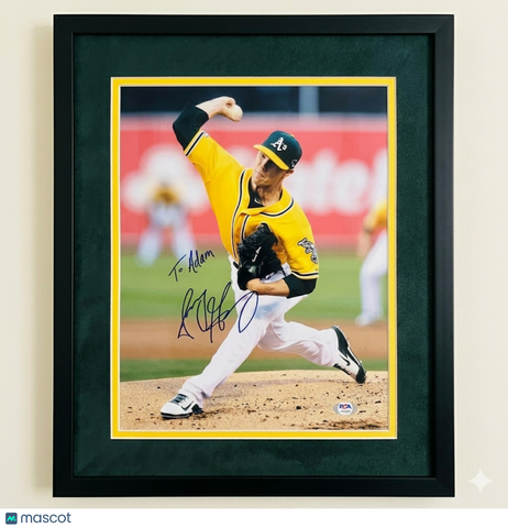 Sonny Gray Oakland Athletics Signed 11x14 Custom Framed Photo PSA