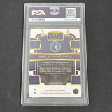 2023 Panini Select #5 Karl-Anthony Towns Silver Prizm signed card PSA 6 Auto A