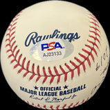 Harry Reid Signed Baseball PSA Politician