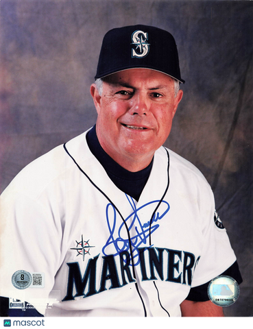 Lou Piniella Seattle Mariners Signed 8x10 Photo BAS