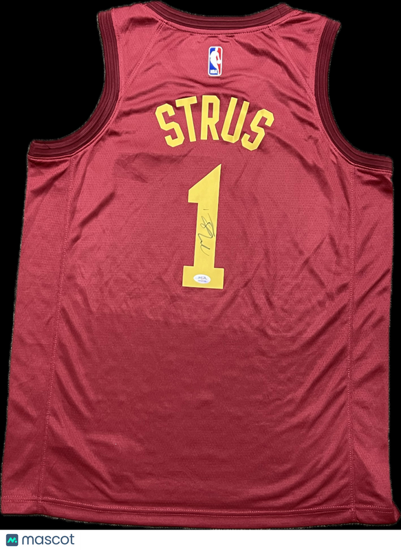 Max Strus Signed Jersey PSA Cleveland Cavaliers Autographed