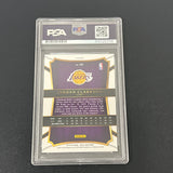 2015-16 Panini Prizm Select Basketball#65 Jordan Clarkson Signed Card PSA Lakers