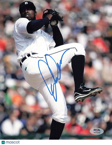 Dontrelle Willis Signed Photo PSA Detroit Tigers