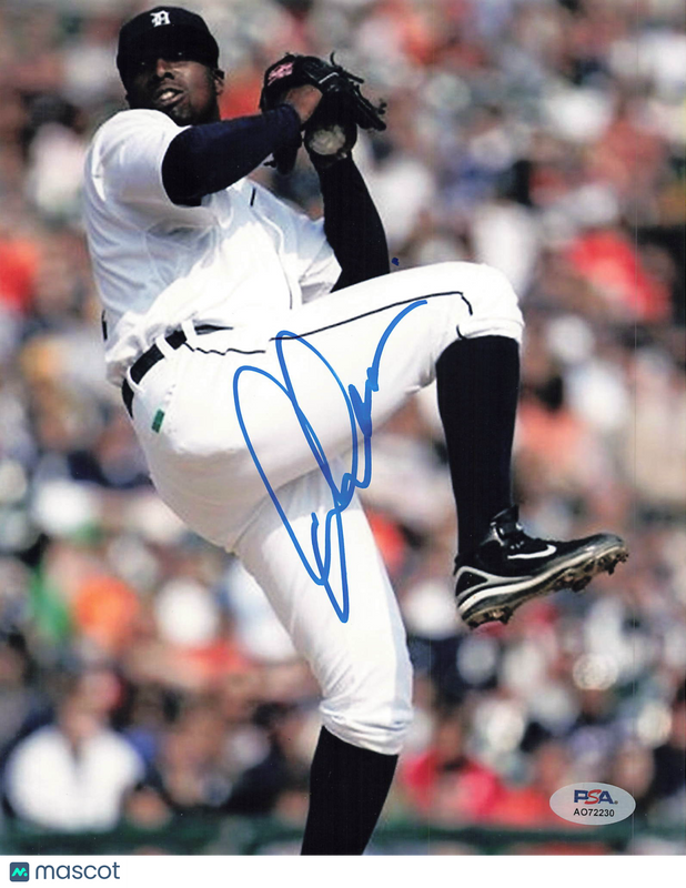 Dontrelle Willis Signed Photo PSA Detroit Tigers
