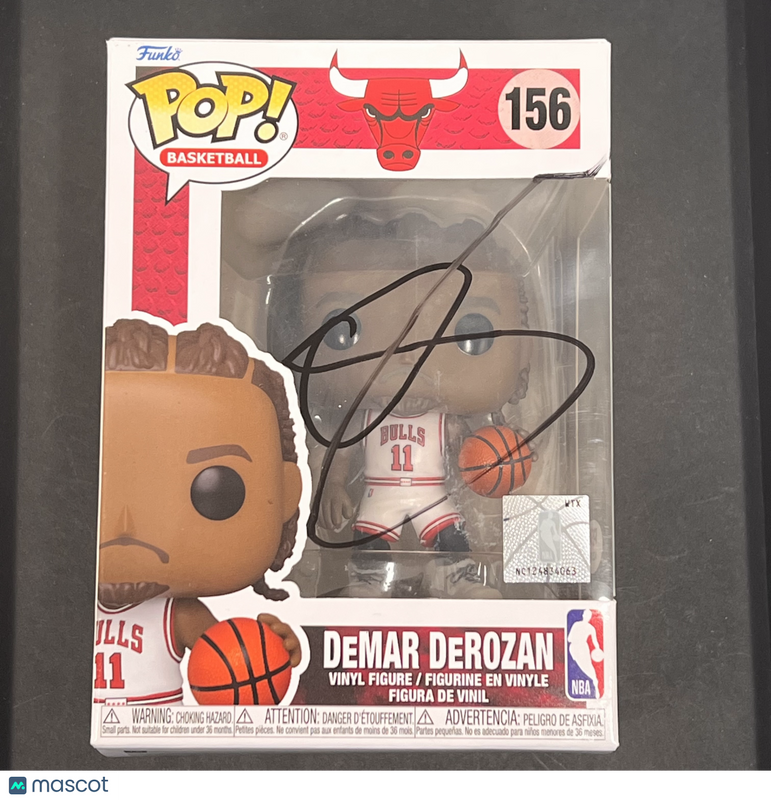 DeMar DeRozan Signed Funko Pop #156 PSA Encapsulated Autographed Chicago Bulls